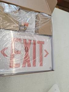 lot 11925 image: RP Lighting Wet Location LED Exit Sign