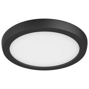 lot 11934 image: Nuvo Lighting 621710 Blink Pro 7  Wide Flush Mount Ceiling Fixture - Black