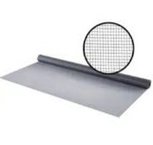 lot 39857 image: M-D 3-ft x 25-ft Silvergray Fiberglass Screen mesh, 4 Rolls