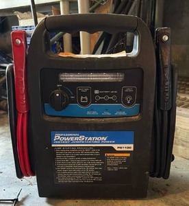 PowerStation PS1100 Portable Jump Starter Battery Booster - Retail: $45