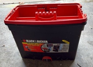 lot 59105 image: Black & Decker Workmate Portable Tool Cart - Retail $45