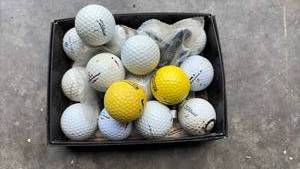 lot 59110 image: Mixed Brand Golf Balls Collection in Box - Retail $15