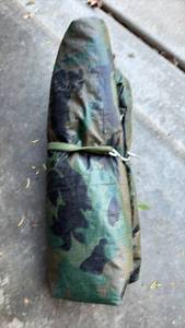 lot 59163 image: Camo Outdoor Roll  Tarp or Sleeping Bag (Unverified) - Retail $25