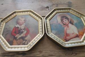 lot 4382 image: Vintage Metal Pictures 12 x12