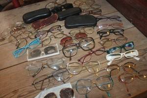 lot 4388 image: Large Lot of Glasses and Glasses Cases