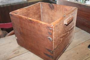 lot 4461 image: Antique Egg Wood Box