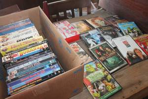lot 4467 image: Box of DVD Movies and More
