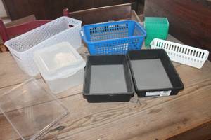lot 4480 image: Misc. Storage Baskets & More