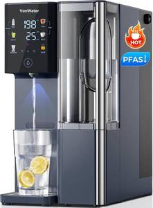 lot 152024 image: Retails for $260 CT910H Reverse Osmosis Water Filter Countertop, 3S Instant Hot RO Water Filtration System, 7-Stage Water Purifier with Portable Pitcher, NSFANSI 372,42,58, Reduce TDS PFAS, No Installation