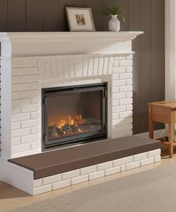 lot 251528 image: Fireplace Baby Proofing, 80 Soft Seat Hearth Cushion for Baby Proof, Memory Foam Brick Fire Place Bumper Protector Pad for Babies Child Children Toddlers (Brown)