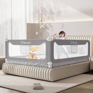 lot 351660 image: G TALECO GEAR Bed Rail for Toddlers, Stable Protective Bed Side Rails, Baby Bedrail Guard for Twin Full Queen & King Size Bed (74.8 Inch, 1 Piece)