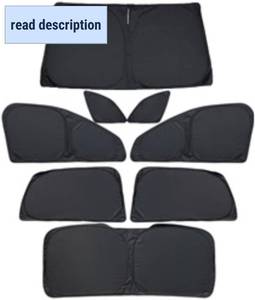 lot 351637 image: Retails for $161 Car Windshield Folding Sunshade Cover Sun Shade Visor Curtain Accessories Compatible with Geely Monjaro Manjaro Xingyue L(Full set-8pcs)