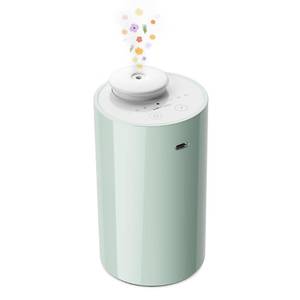 lot 7797 image: Airversa Waterless Diffuser for Essential Oil, Car Diffsuer, Battery Operated Nebulizer, 0.7 Fl Oz 20mL, Mini Scent Air Machine, 3 Timers & 3 Mist Levels for Home, Room, Car, Office - AN6 Green Lily - Retail $28