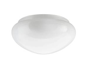 lot 7802 image: Aspen Creative 23607-01, 9 White Opal Mushroom Glass Shade For Ceiling Fixture, 9 Dia x 4-12 HFitter 7-12 - Retail $43