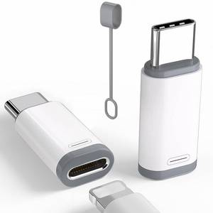 lot 7809 image: 2 Pack Lightning to USB C Adapter for iPhone 151616 Pro MaxPlus,Samsung S24,Support Charging &amp Data Transfer,Type C Charger Connector Cable,Lightning Female to USB C Male Adapter,Not for Audio
