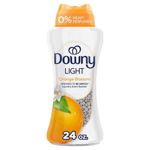 lot 7819 image: Downy Light In-Wash Scent Booster Laundry Beads  No Heavy Perfumes  Orange Blossom Scent  24 oz - Retail $30