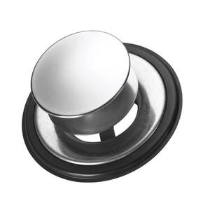 lot 7837 image: INSINKERATOR SilverSaver Kitchen Sink Stopper for INSINKERATOR Garbage Disposal, STP-DS, Stainless Steel - Retail $26