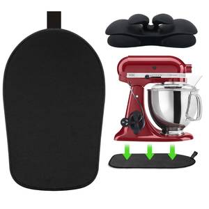 lot 7875 image: Sliding Mat for Kitchenaid Mixer, Mixer Mover Slider Mat Pad for Kitchenaid 4.5-5 Qt Tilt-Head Stand Mixer, Appliance Slider Mat with 1 Kitchen Accessory, Kitchen Aid Mixer Accessories - Retail $9