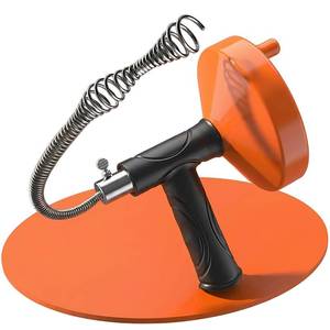 lot 7902 image: Drain Snake Auger 33 Feet, Plumbing Snake Drain Hair Clog Removal Tool, Heavy Duty Toilet Snake Auger, Sink Unclogger Drain Cleaner Tool for Bathroom Kitchen Tub Shower Drain Clog Remover with Gloves - Retail $52
