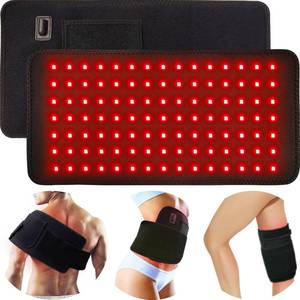 lot 7918 image: Red Light Therapy Infrared Light Therapy Pad for Body Pain NIR Deep Therapy for Back Knee Hands Feet Relief Portable 660nm 850nm Home Heating Light Therapy Wrap Belt Gift for Women Men - Retail $40