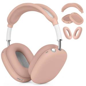 lot 7955 image: Case for Airpods Max Headphones, Ear Pad Case CoverEar Cups Co verHeadband for AirPods Max (USB-CLightning)(20242020), Silicone for Apple Airpod Max, Accessories Cases(Milk Tea) - Retail $18