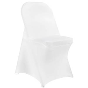 lot 8020 image: LGJIAOJIAO Stretch Spandex Chair Covers - 30 PCS, Folding Kitchen Chairs Cover, Universal Washable Slipcovers Protector, Removable Chair Seat Covers, for Wedding Party Dining Room Banquet Event SOME STILL SEALED  - Retail $43