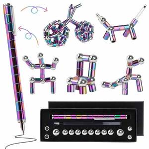 lot 8067 image: Magnetic Fidget Pen Teen Gifts Cool Gadget For Men Teacher Appreciation Gifts Graduation Gift For Her Him Stress Relief Fidget Toy For 13 14 15 16 17 18 Year Old Boys Girls,Office Desk Accessories - Retail $14
