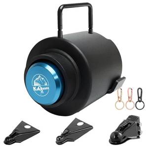 Kaowuzz Trailer Lock, Heavy Duty Trailer Ball Lock Fits 2 5/16-Inch Couplers, Anti-Theft, Anti-Smashing, Secures Safety Chains, Solid Steel Towing Hitch Accessories for RV, Cargo, Boat (with Handle) - Retail: $60