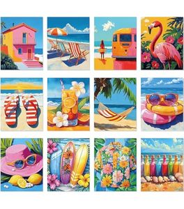 lot 7787 image: Sherr 12pcs Pre Drawn Canvas Prints