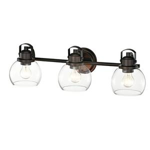 lot 7810 image: Zeyu Oil Rubbed Bronze Vanity Fixture STYLE VARIES