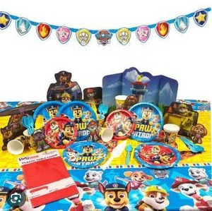 lot 12020 image: Paw Patrol Birthday Party Supply Kit