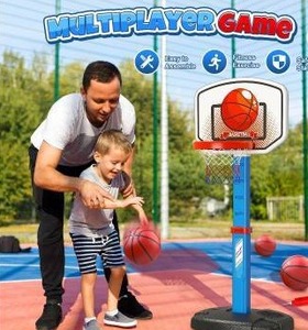 lot 12032 image: Toddler Basketball Hoop Set