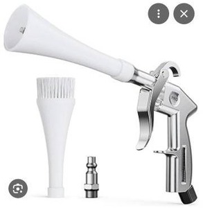 lot 12079 image: Air Blow Gun with Attachments and Fittings For Car Detailing