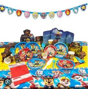 lot 12109 image: Paw Patrol Birthday Party Supply Kit