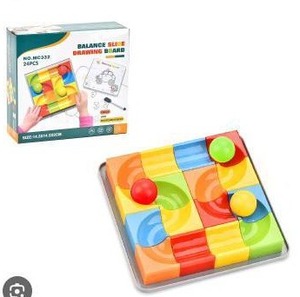 lot 12291 image: Balance Slide Drawing Board Puzzle Game 24 Pieces