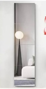 lot 12306 image: 4 Pcs Home Gym Mirrors 12 x 12 Mirror Tiles