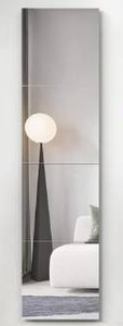 lot 12327 image: 4 Pcs Home Gym Mirrors 12 x 12 Mirror Tiles