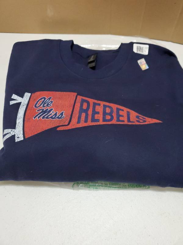 lot 56105 image: Sweatshirt, Adult Unisex, Navy Blue, Medium - Retail $24