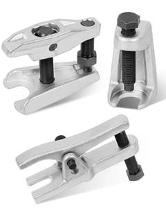lot 26887 image: 3Pcs Ball Joint Separator Set, Tie Rod End Extractor Kit Ball Joint Puller Removal Tool for Front End Service on Most CarsTrucksATVs - Retail $23
