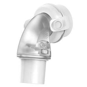 lot 26890 image: Replacement Swivel Elbow Connector for Airfit F20 F30, HSA FSA Eligible CPAP Supplies, One pack, ItAll Supplies - Retail $16
