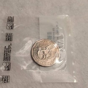 lot 503 image: 1979-P Susan B Anthony Dollar Coin Narrow Rim Far Date Variety