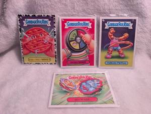 lot 606 image: Garbage Pail Kids Trading Cards Lot - 4 ct