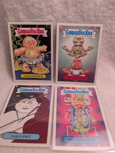 lot 608 image: Garbage Pail Kids Trading Cards Lot - 4 ct