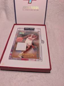Allen Iverson Jersey Fusion All Sports 2021 Edition Game Used Swatch Card