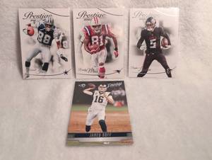 lot 1019 image: Panini Prestige NFL Football Cards Collection (including Jared Goff) - 4 ct