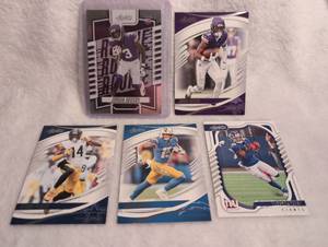 lot 1027 image: Absolute Football Trading Cards Mixed Lot with Jordan Addison Rookie Card