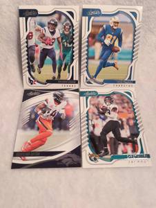 lot 1028 image: NFL Football Trading Cards Set - Brandin Cooks, Mike Williams, Courtland Sutton, Christian Kirk