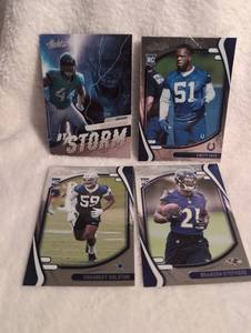 lot 1033 image: 2021 Panini Absolute Football Rookie Cards - 4 ct