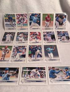 Topps Baseball Card Collection - Kansas City Royals Players and Mixed Team Lot