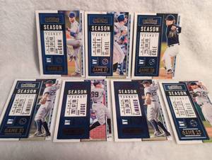 lot 2005 image: Panini Contenders Baseball Season Ticket Cards Collection - 7 ct